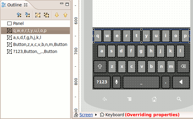 Overriding Components