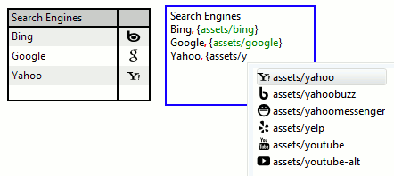 Embedding Custom Icons