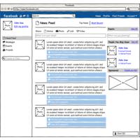 Facebook Website Mockup